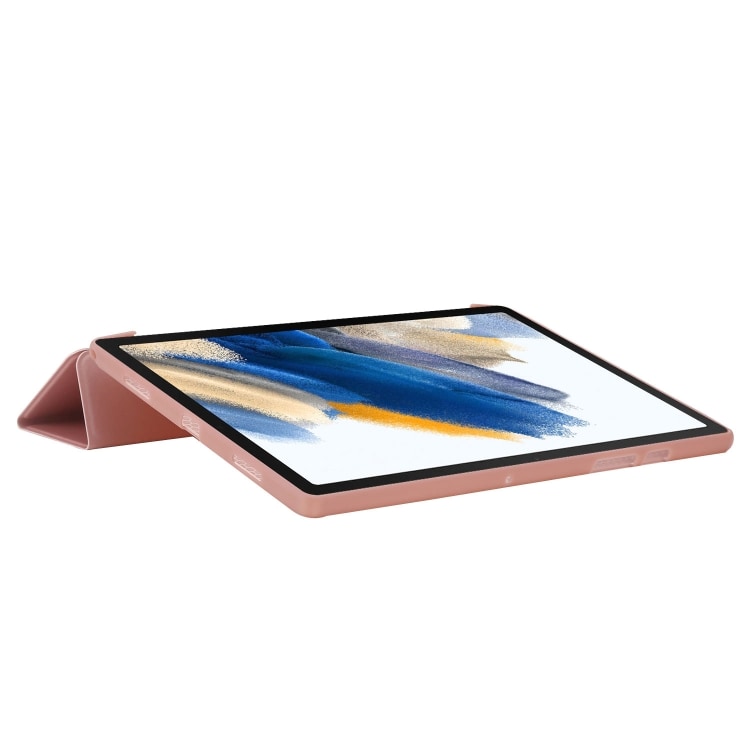Trifold-etui for Samsung Galaxy Tab A8 10,5" 2021 - Rose Gold