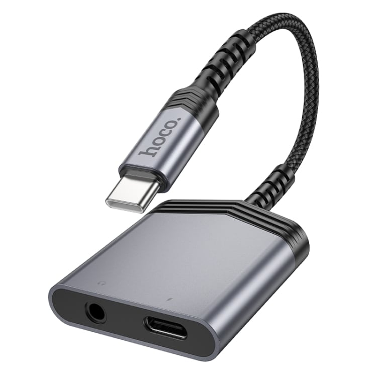 USB-C-adapter 1xUSB-C til 1xUSB-C og 3,5 mm-kontakt