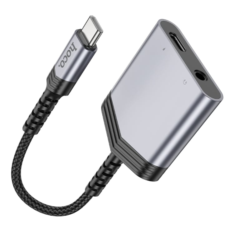 USB-C-adapter 1xUSB-C til 1xUSB-C og 3,5 mm-kontakt