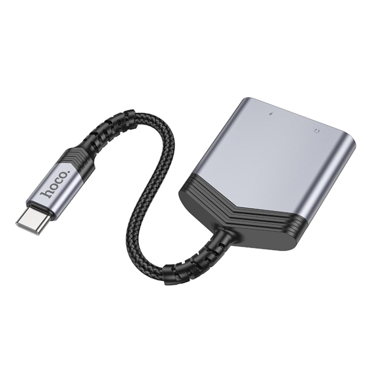 USB-C-adapter 1xUSB-C til 1xUSB-C og 3,5 mm-kontakt