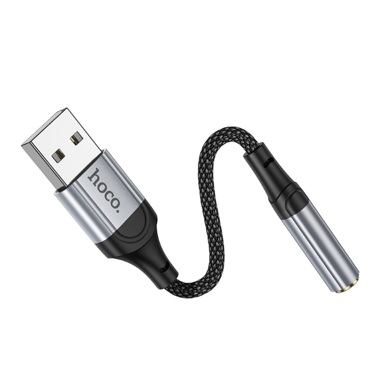 Eksternt USB til 3,5 mm-lydkort med lydforbedring