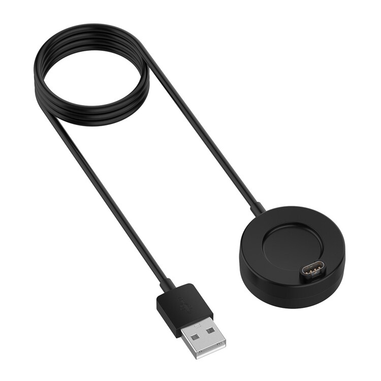 Ladestativ for garmin fenix 8 med USB-platebase og 1 meter kabel