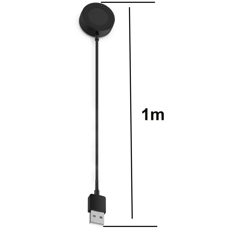 Ladestativ for garmin fenix 8 med USB-platebase og 1 meter kabel