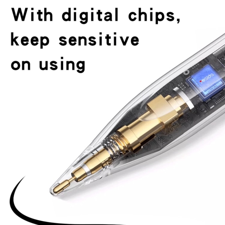 Magetic Universal Stylus Pen med lang batterilevetid - Hvit
