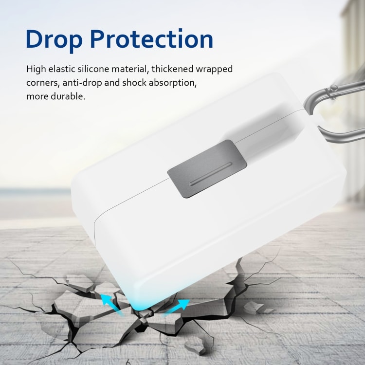 Silikondeksel for DJI Mic 2-lader - Hvit