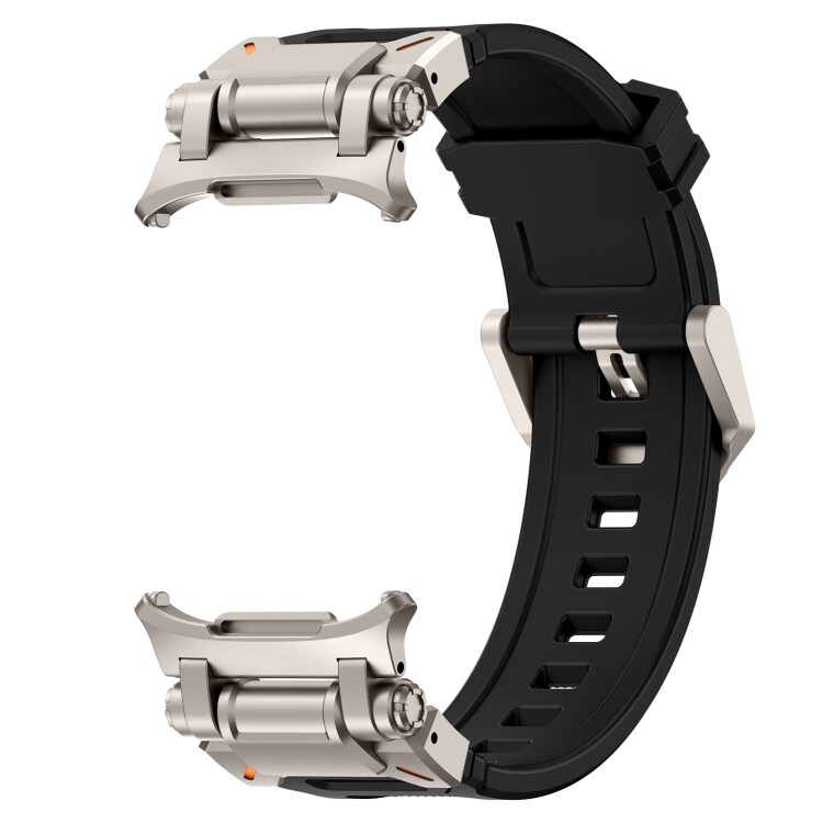 Silikonarmbånd for Samsung Galaxy Watch Ultra 47mm med hurtigutløser - Svart