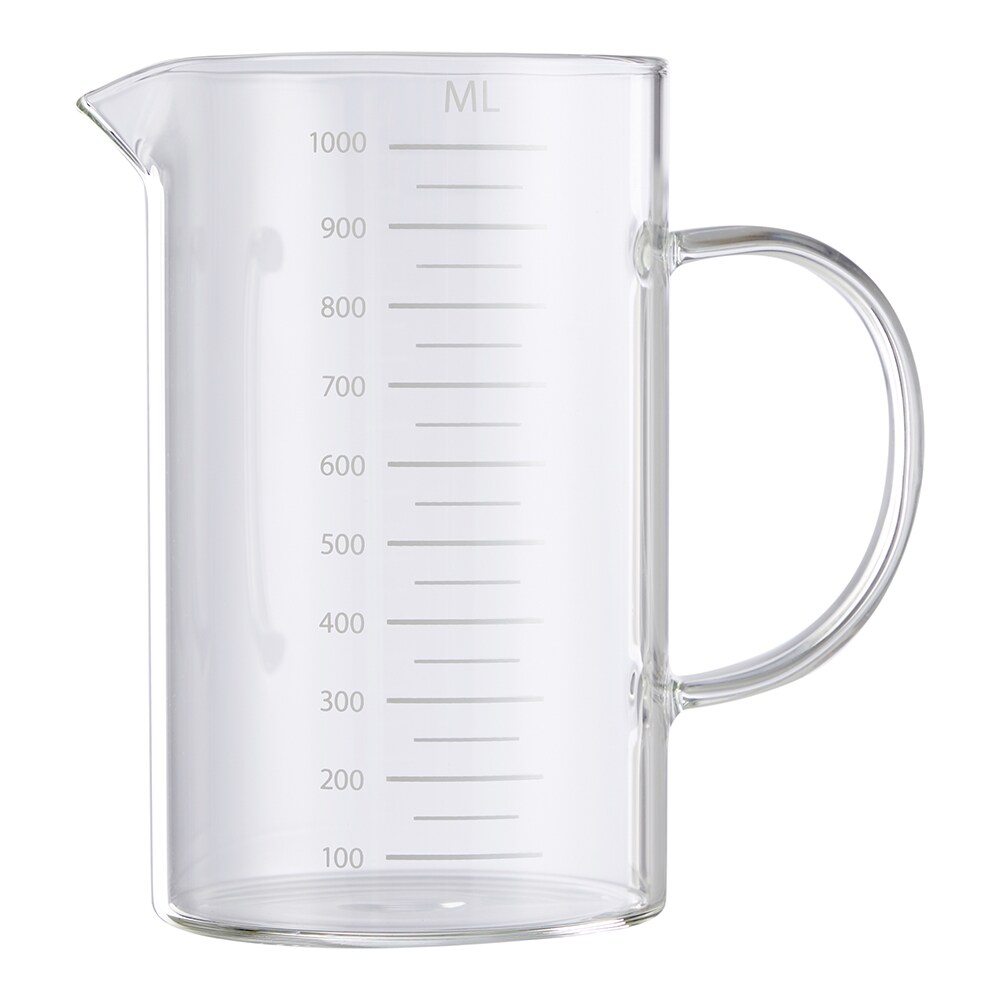 Målekanne i varmebestandig borosilikatglass 1 liter