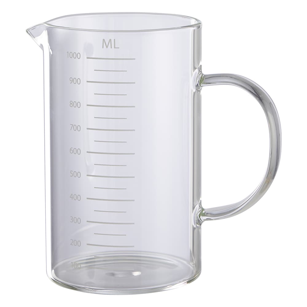 Målekanne i varmebestandig borosilikatglass 1 liter