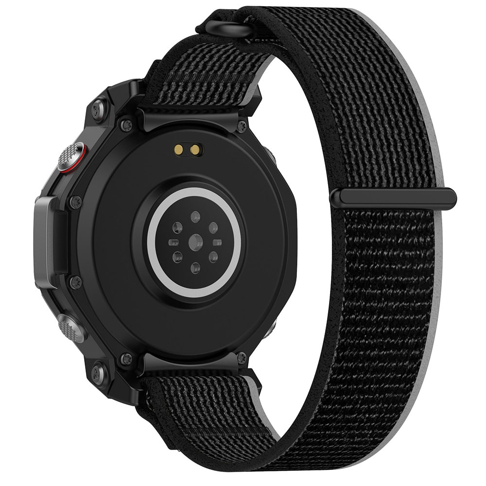 Nylonarmbånd for Amazfit T-REX 3 - Svart