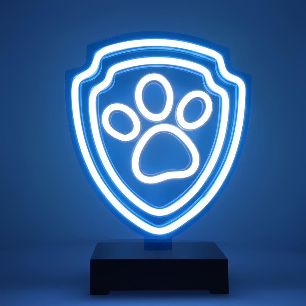 Paw Patrol LED Neon skilt til fots - Paw