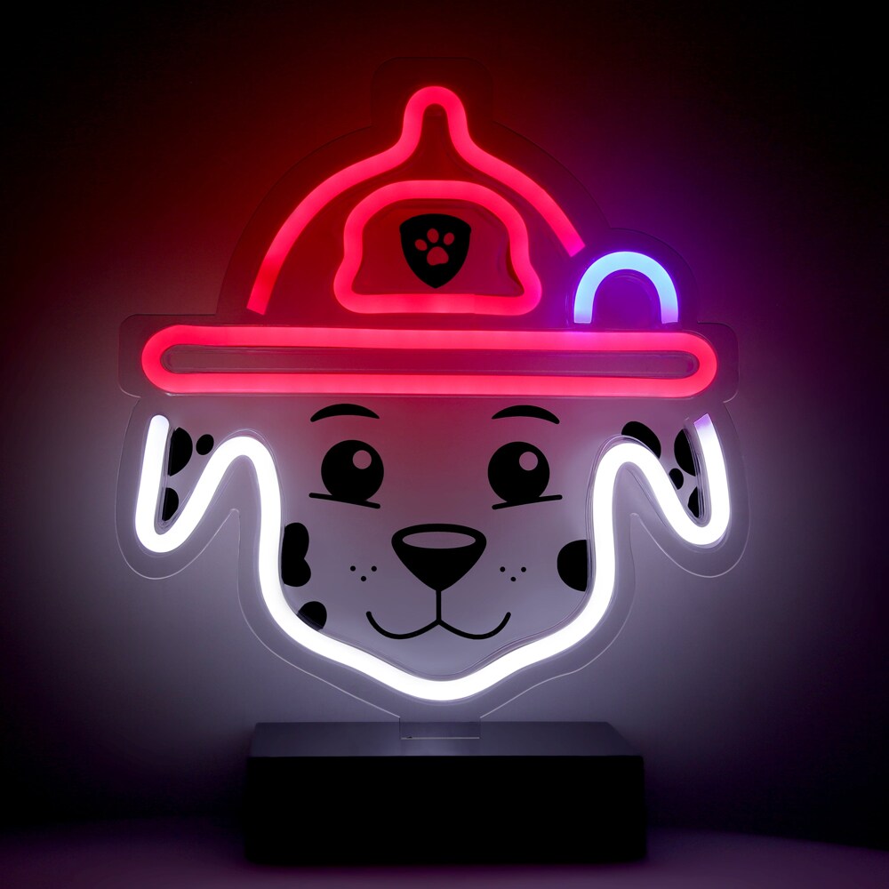 Paw Patrol LED Neon-skilt til fots - Marshall
