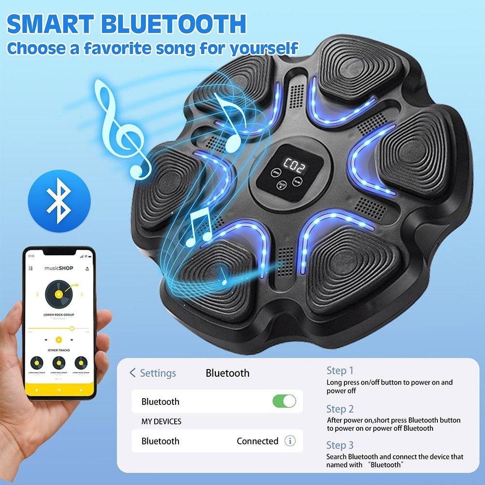 Interaktiv Boksemaskin med Bluetooth og Registrering av Slag