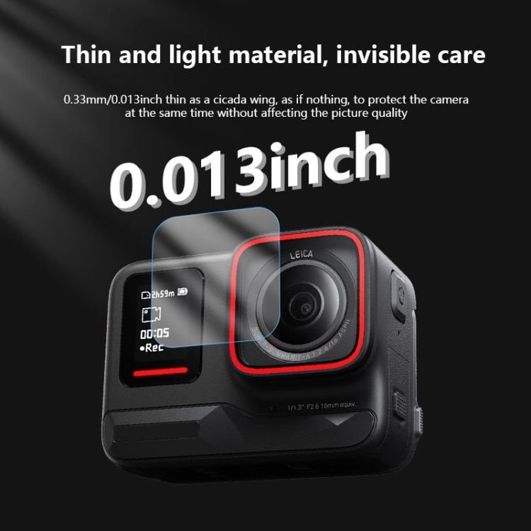 Herdet skjerm- og kamerabeskytter for Insta360 Ace Pro 2