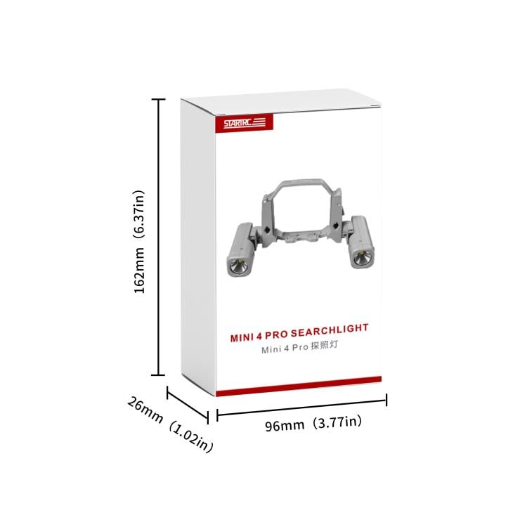 LED-navigasjonslys for DJI Mini 4 Pro med 360° justerbart lys