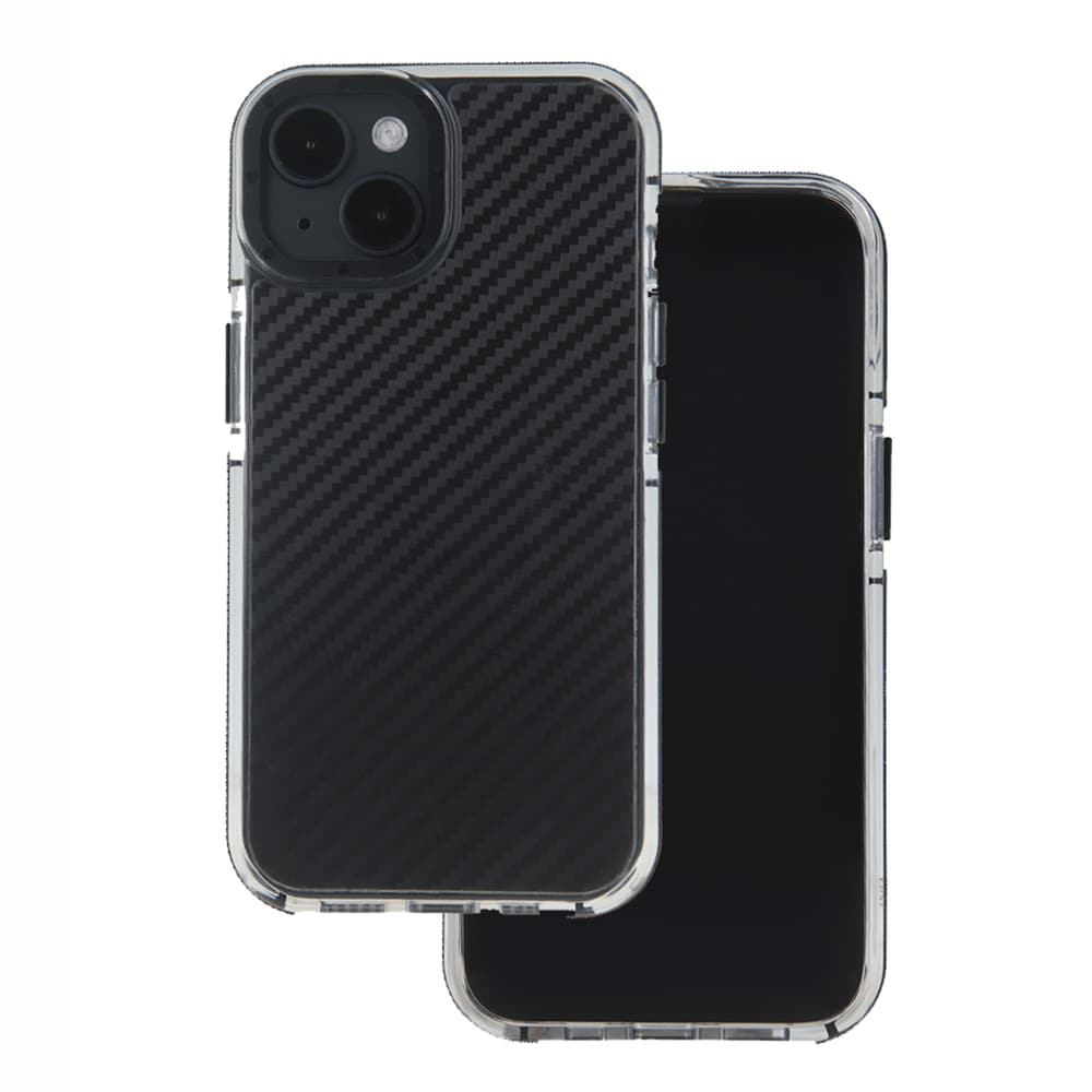 Bakdeksel for Samsung Galaxy S25 Plus - Karbonfiber/Svart