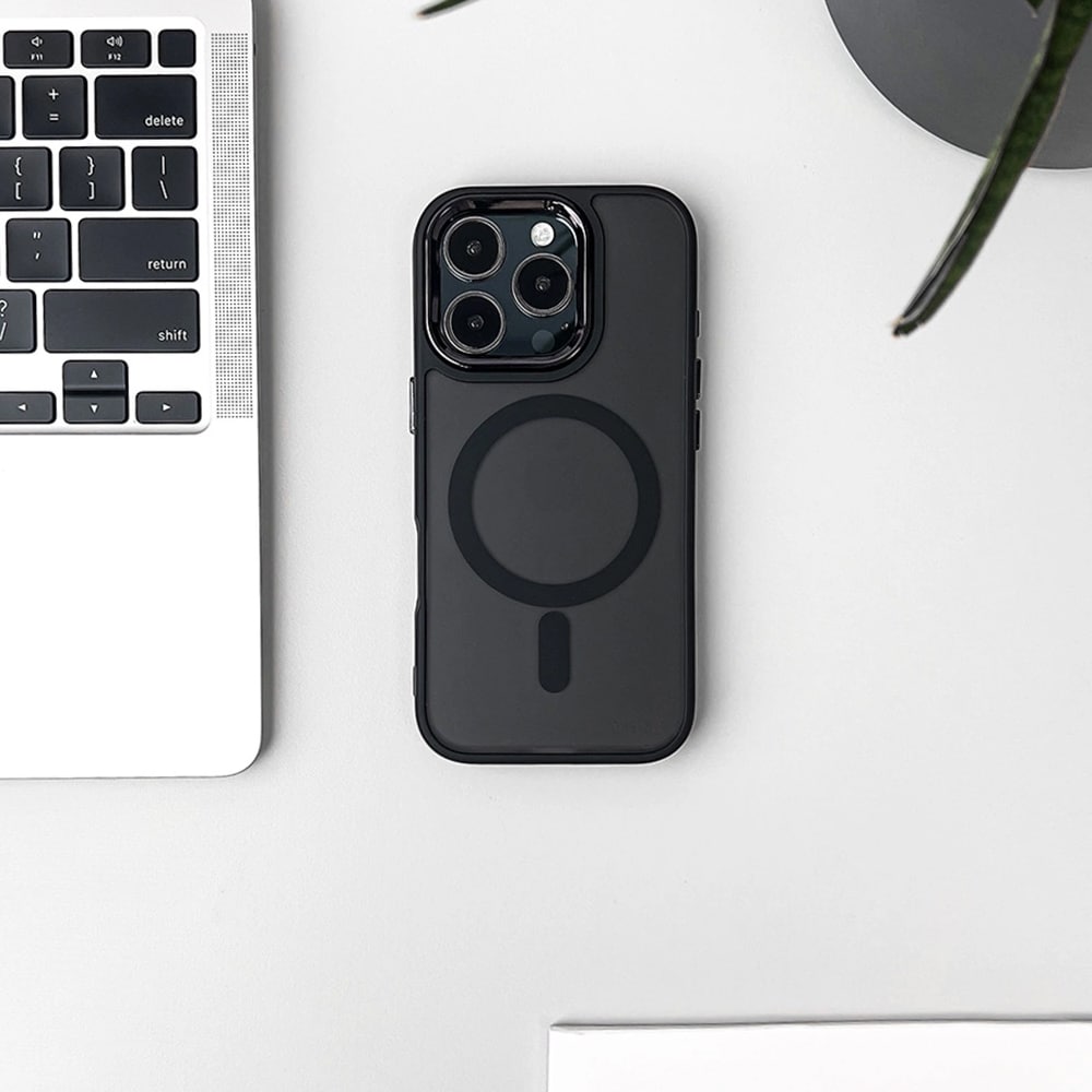 Magnetisk bakdeksel for iPhone 16 Plus - Svart