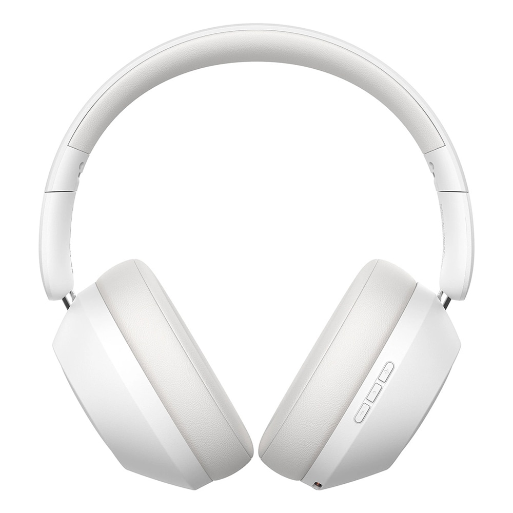 Baseus Bass 30 Max on-ear Bluetooth-hodesett med lang batterilevetid - Hvit