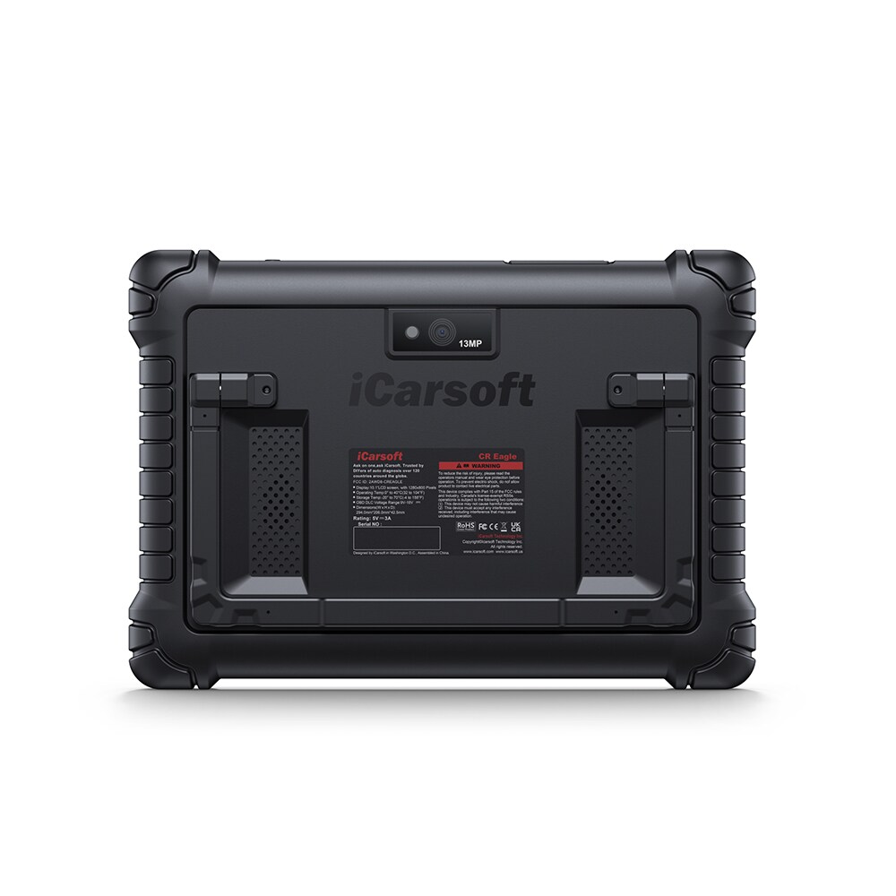 CR Eagle Feilkodeleser – DOIP, CANFD, TPMS, 49+ Servicefunksjoner, 10,1" Skjerm