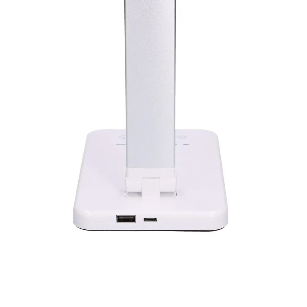 Extralink Smart Life bordlampe med justerbart lys og trådløs lading - Hvit
