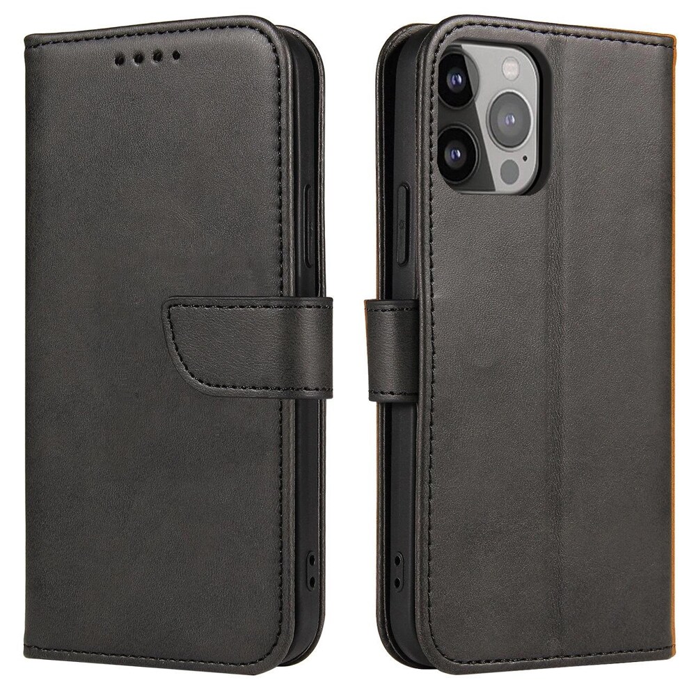 Flip-etui med stativ for Samsung Galaxy S25 - Svart