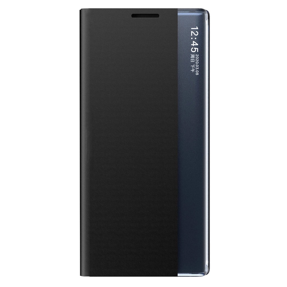 Flip-etui med stativ og dvalefunksjon for Samsung Galaxy S25 Ultra - Svart