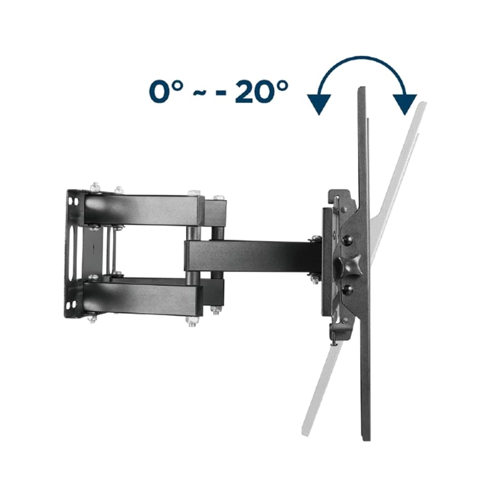 Fullt bevegelig veggfeste for 37-70" TV-er med dobbel arm