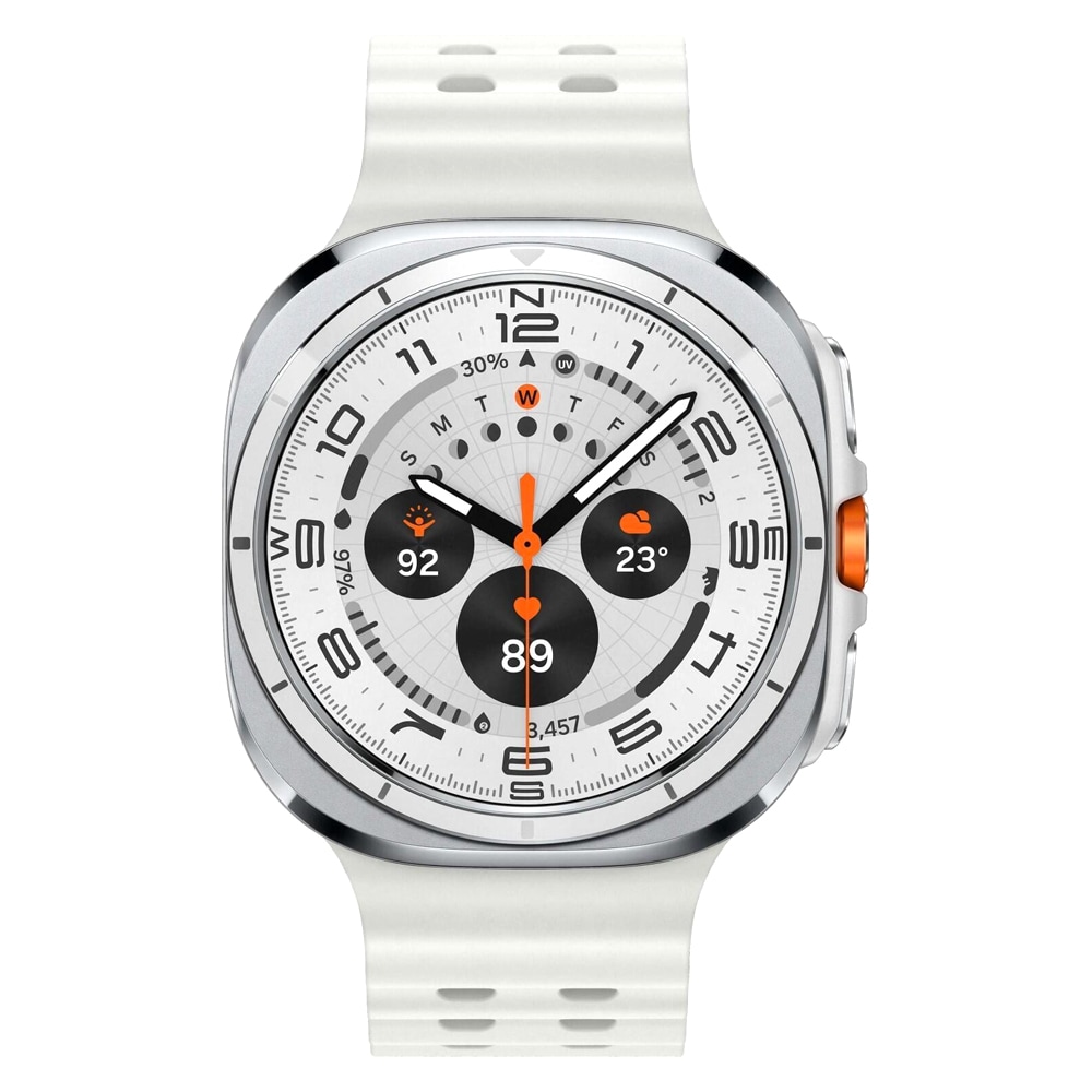 Samsung Galaxy Watch Ultra LTE – 1,5" Super AMOLED, eSIM, 10 ATM, Titan Hvit