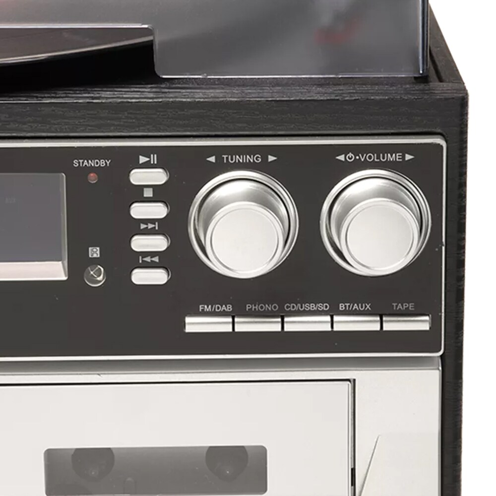 Denver Stereoanlegg med platespiller, kassettspiller, CD-spiller og radio MRD-166