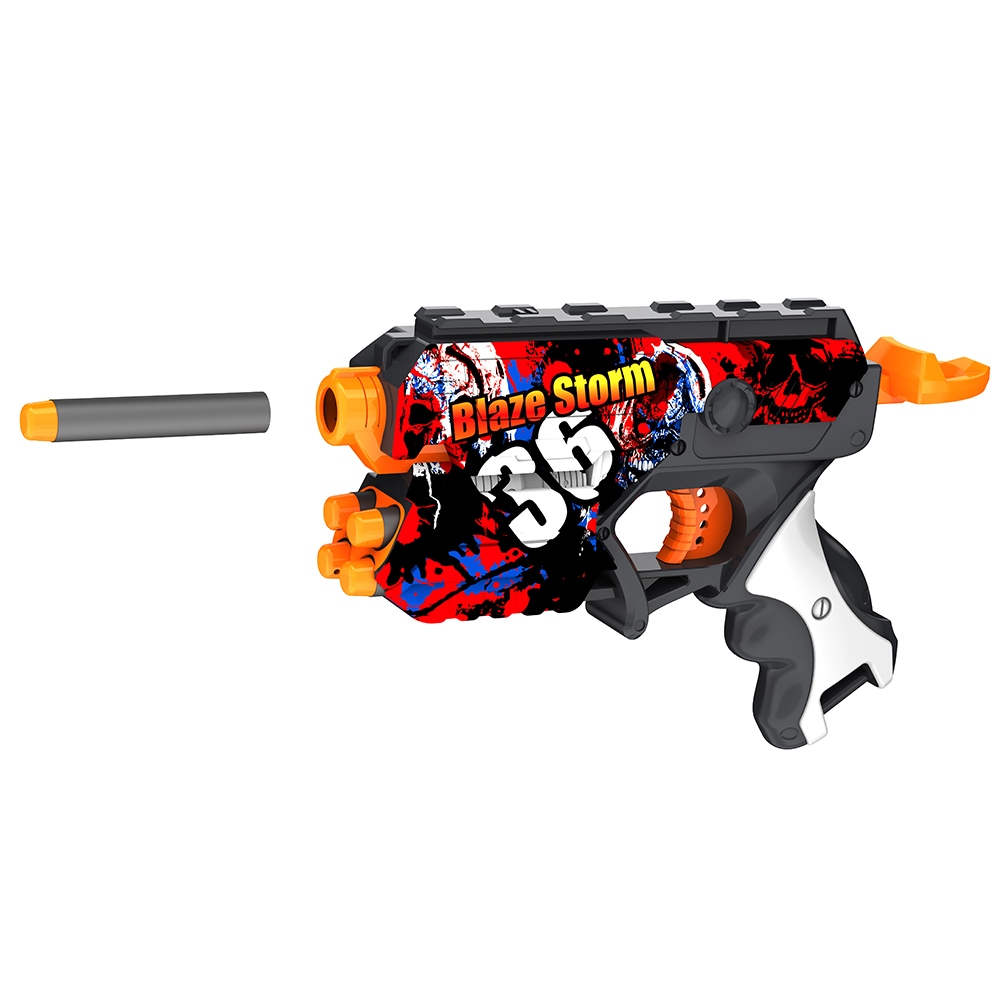 Blaze Storm Soft Ball-pistol med 5 skudd og enkel lading