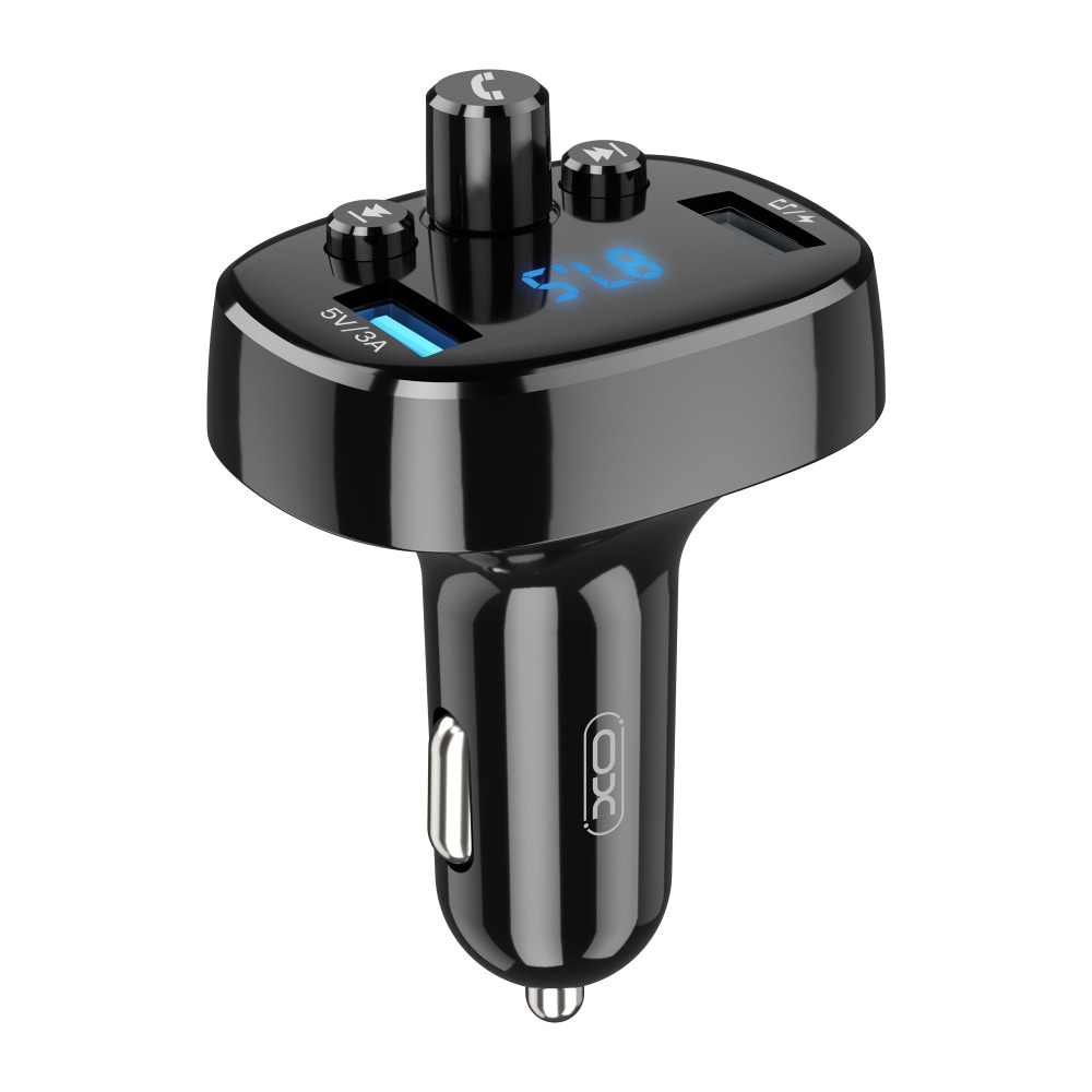 XO FM-sender med Bluetooth MP3 og USB-lading 15W