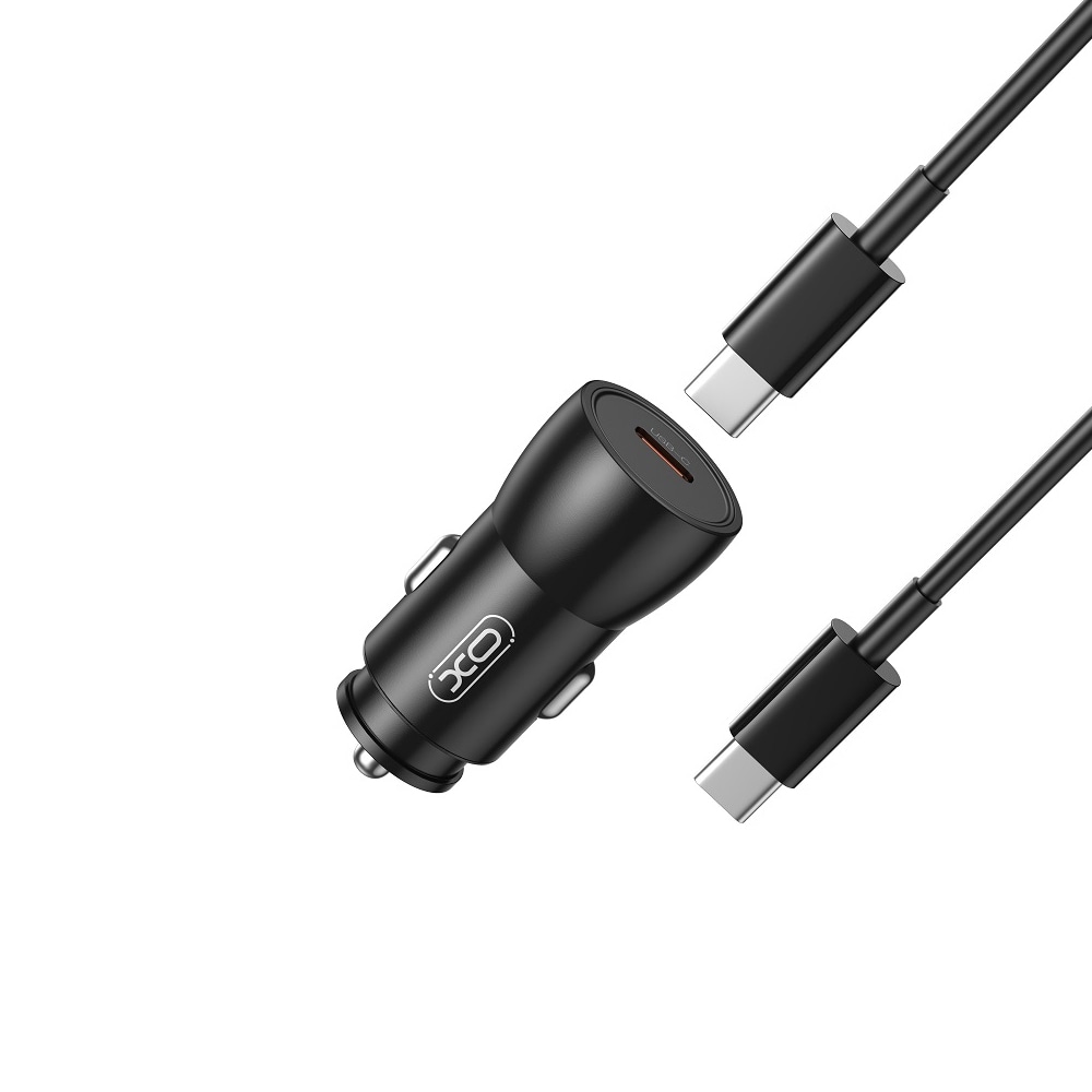 XO Billader PD 25W med 1xUSB-C + USB-C-kabel
