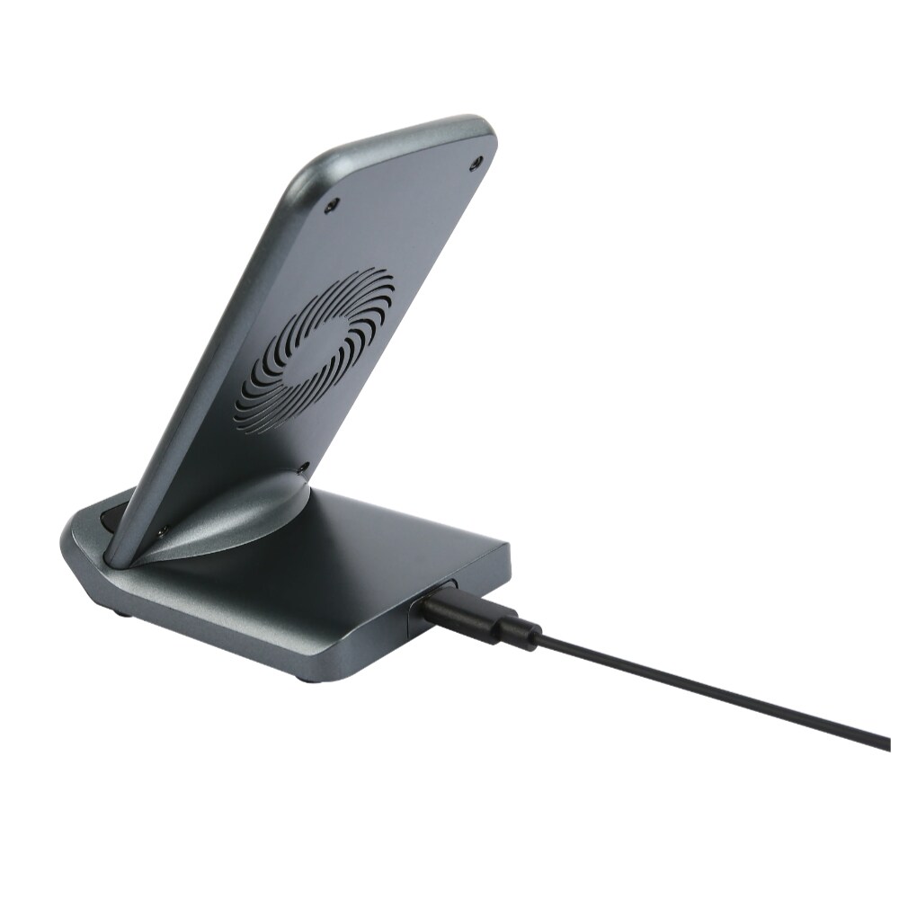 Essentials trådløst ladestativ Qi 15W med USB-C-kabel 1 m