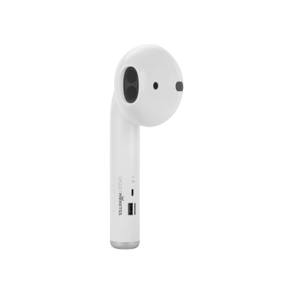 GadgetMonster TWS Earpod Bluetooth-høyttaler - hvit