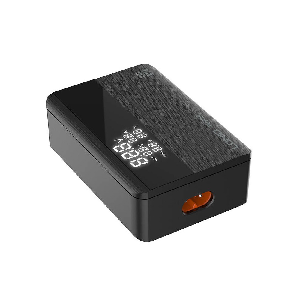 USB-ladestasjon GaN 100W PD med 2xUSB-C og 2xUSB