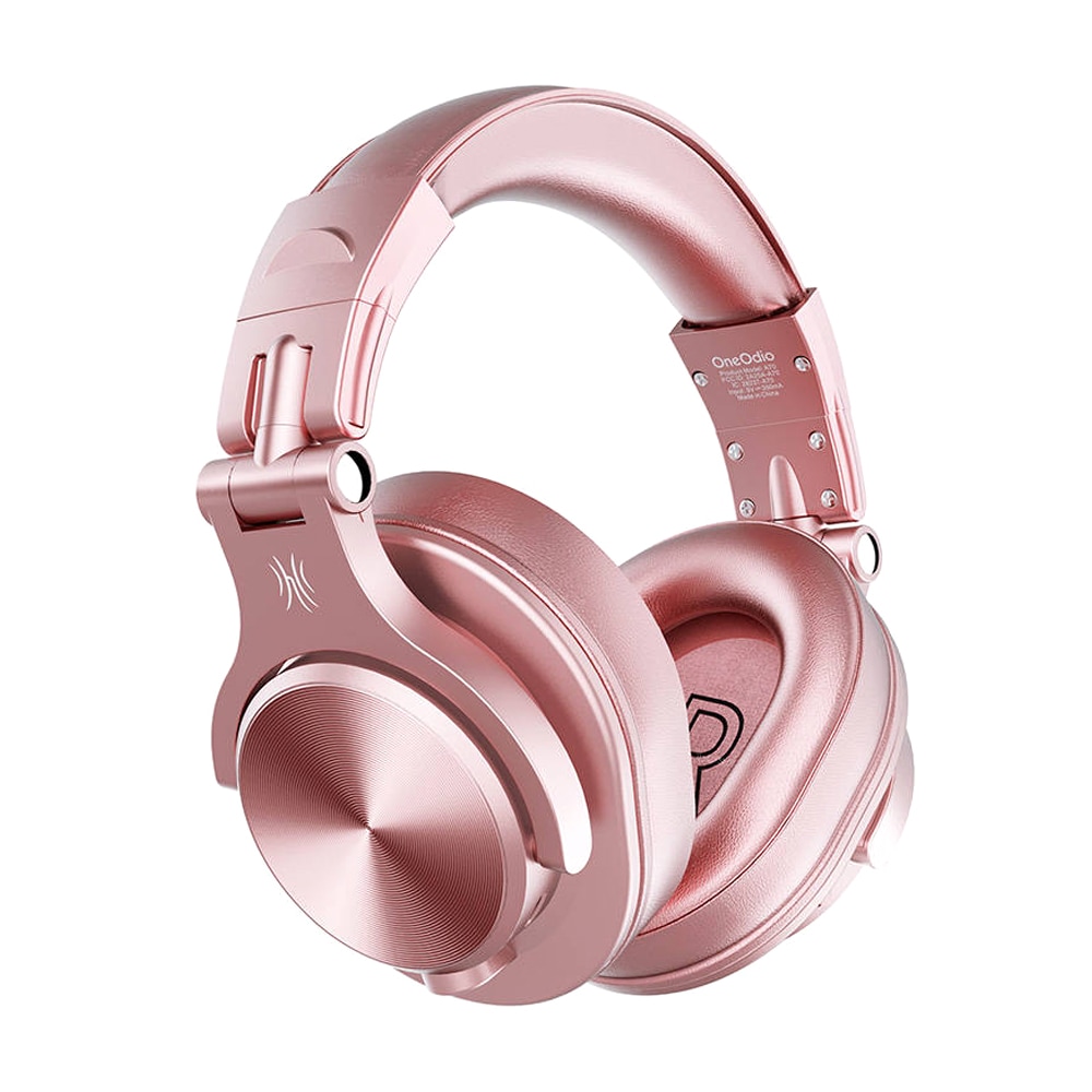 OneOdio Fusion A70 trådløse over-øret-hodetelefoner med Bluetooth 5.2 - Rosa