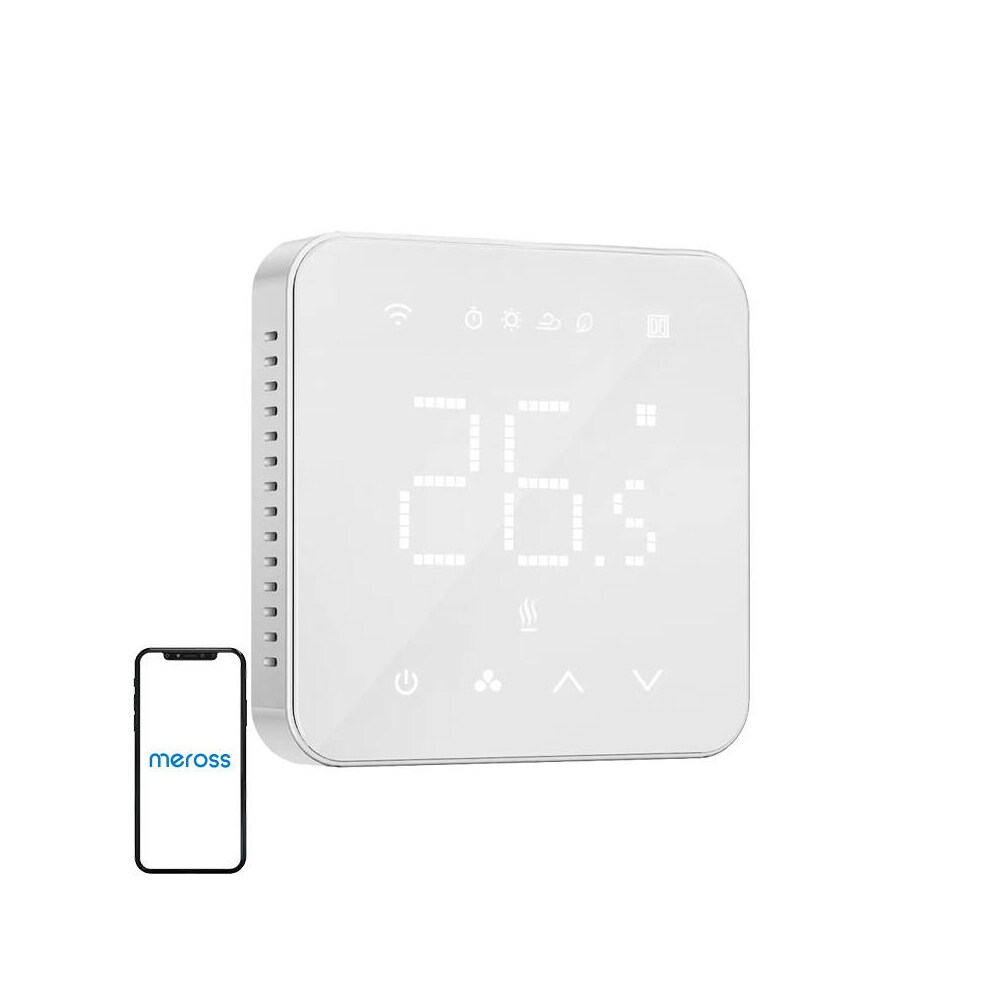 Meross MTS200HK Smart Wi-Fi Termostat – Kompatibel med HomeKit og Alexa