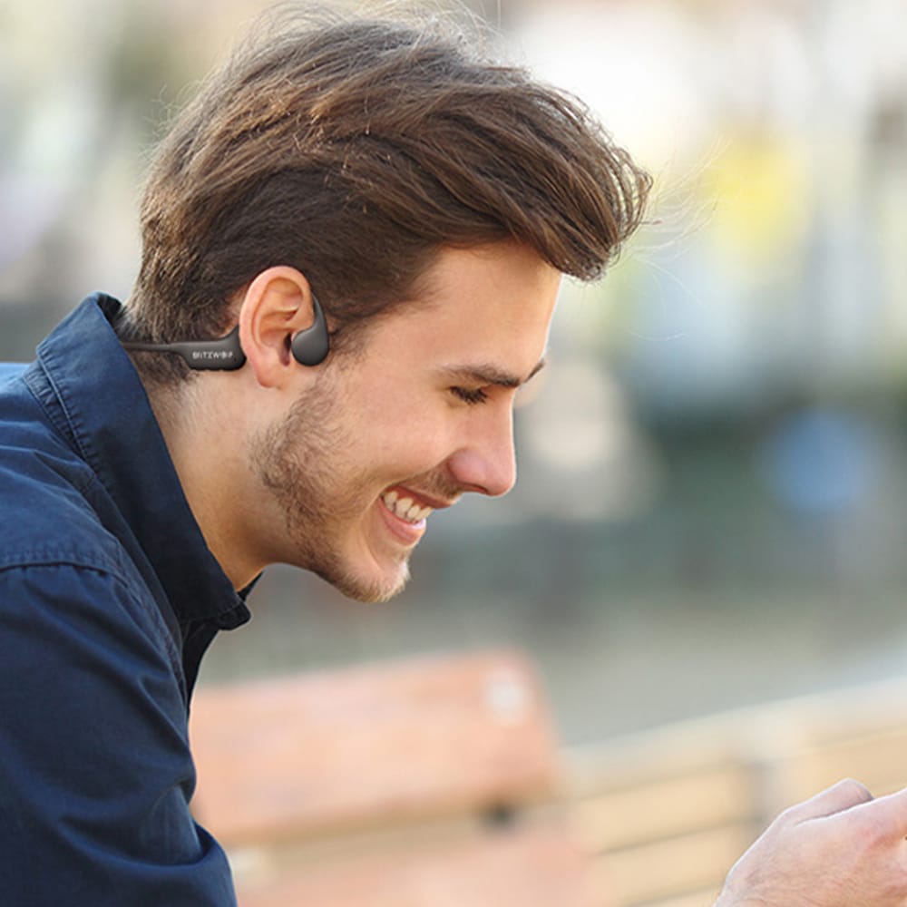 Blitzwolf BW-BTS8 Bluetooth-hodesett med benledning
