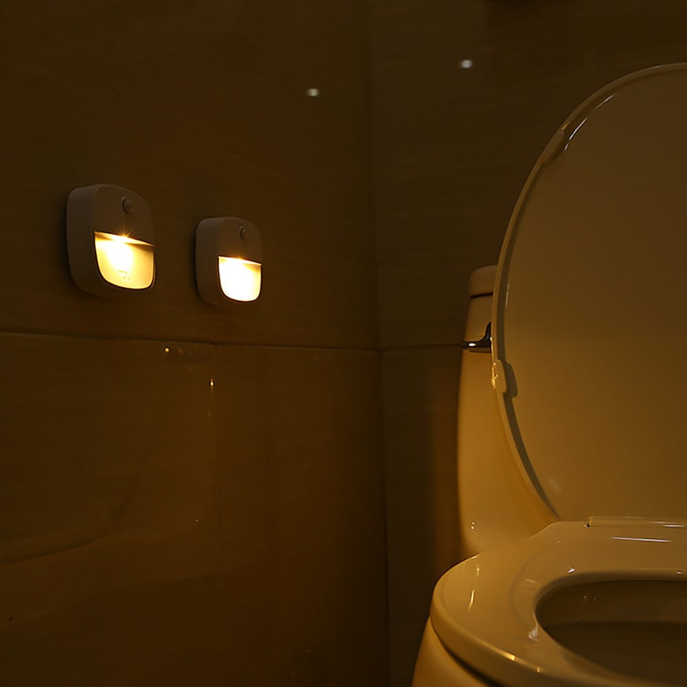 LED belysning med bevegelsessensor og varmt lys - 3 stk