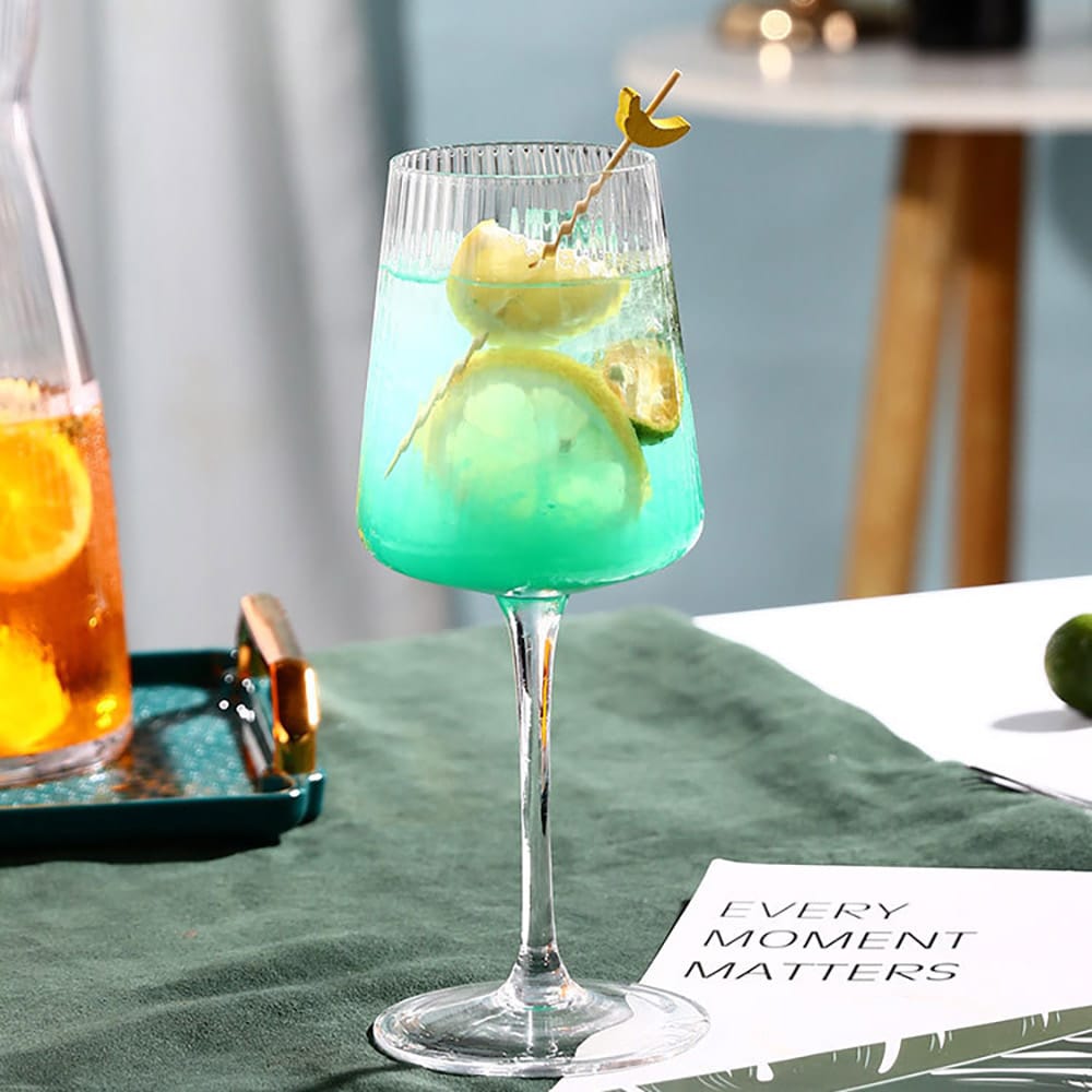 Vinglass 40cl - med elegant riflet design