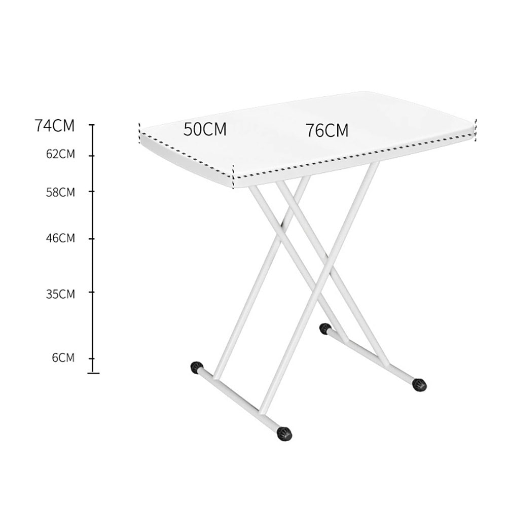 Lett sammenleggbart bord - høyde 74 cm