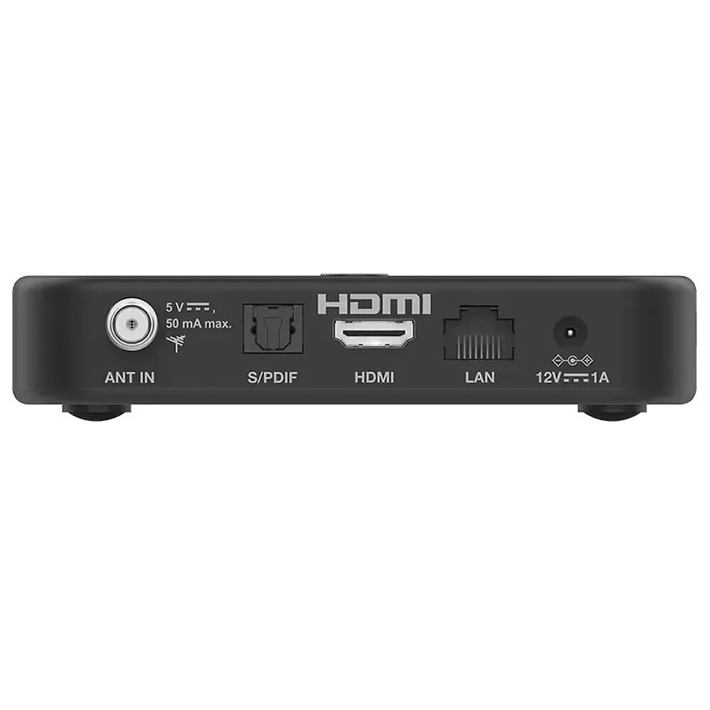 Sterk 4K + DVB-T2 Wi-Fi Google TV-mediespiller med Chromecast og TV-mottaker