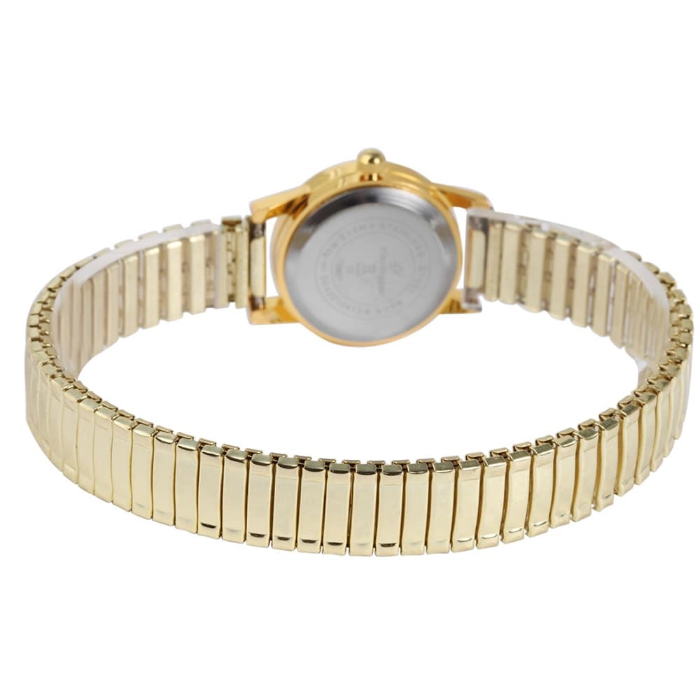 Classique dameur med armbånd i rustfritt stål - gullfarget