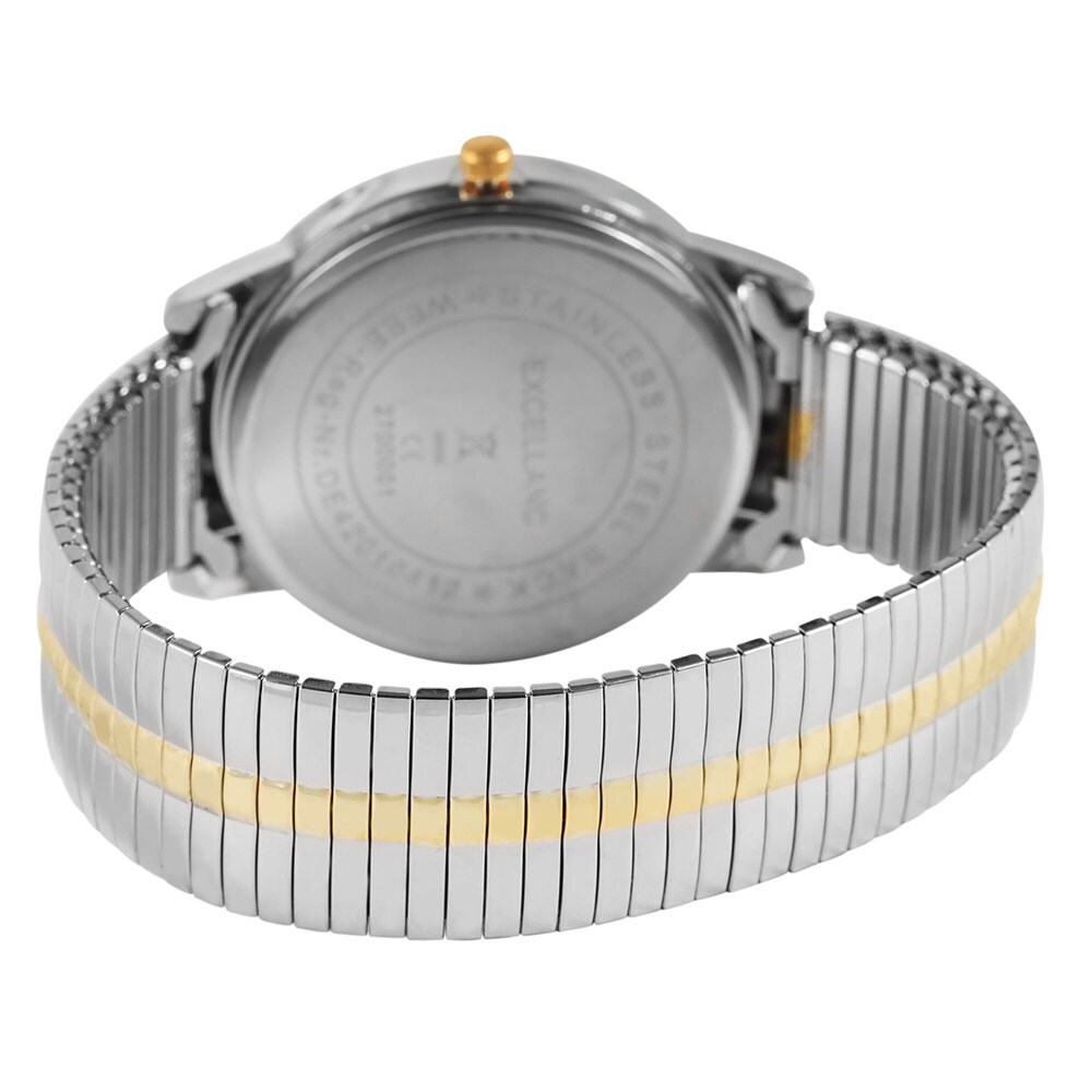 Excellanc herreklokke med armbånd i rustfritt stål - Flerfarget