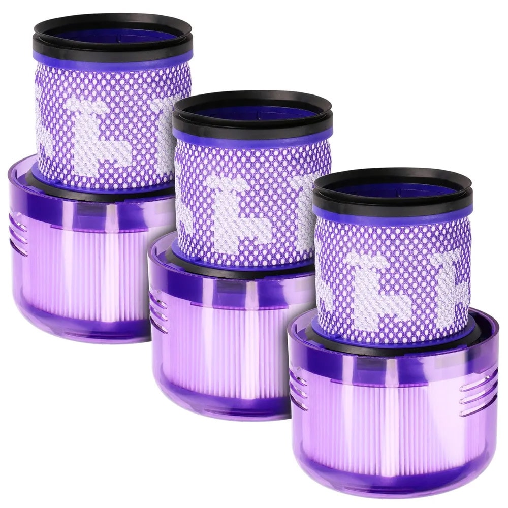 Extralink filter for Dyson V11 / SV14 / SV15 / SV16 / SV17 - 3-pakning - vaskbare erstatningsfiltre