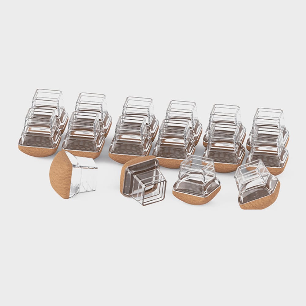 Gulvbeskyttere for stoler og bord 1,9 cm 4-pakning