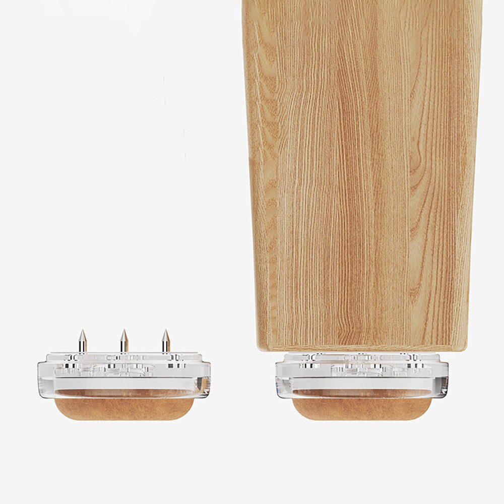Gulvbeskytter med spiker for stoler og bord 2,5 cm 4-pakning