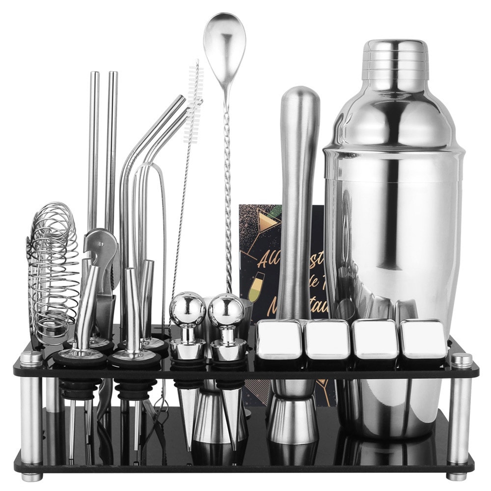 Cocktailshaker-sett 25 deler 750 ml