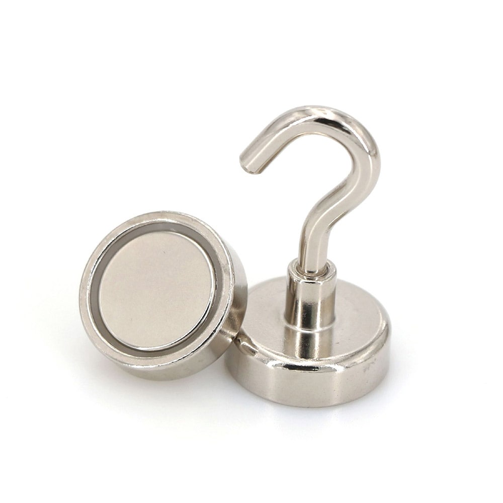 Magnetkrok med neodymmagnet – Ø36 mm, 10-pakning