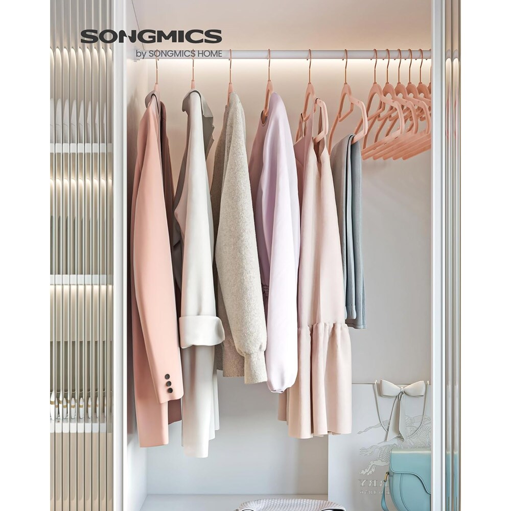 Fløyelshengere 30-pk - Rosegold