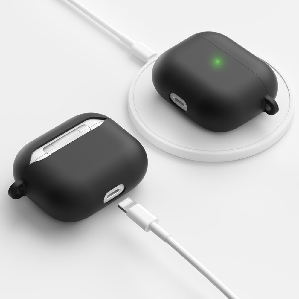 Keybudz PodSkinz HyBridShell Series Hardt skall for Airpods 3 - Svart